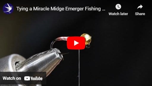 Tying a Jiggy Miracle Midge Fly Fishing Fly